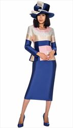 GMI 7212-Navy/Pink-Size 16